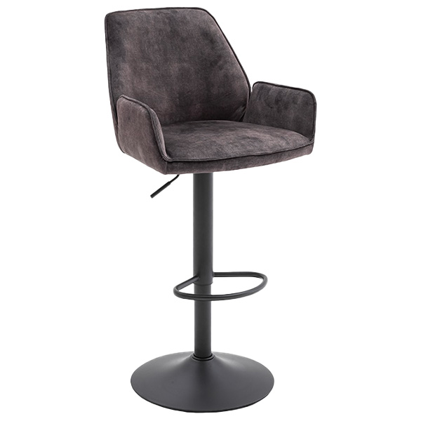 Ottawa Hoker barowy z podłokietnikami antracyt